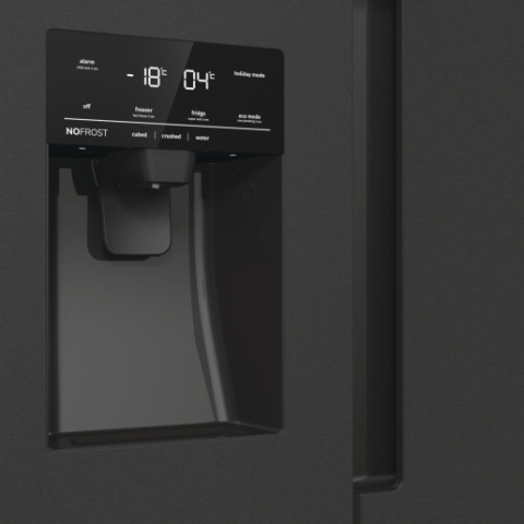 Lodówka Gorenje NRR9185ESBXL SBS Czarna No Frost