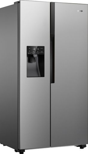 Lodówka Gorenje NRS9182VX1 Side by Side NoFrost Kostkarka 90CM Srebrna