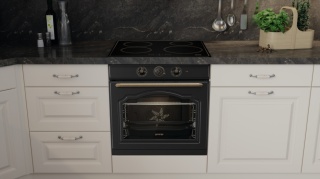 Piekarnik elektryczny Gorenje BOS67372CLB 77l AirFry Retro ExtraSteam