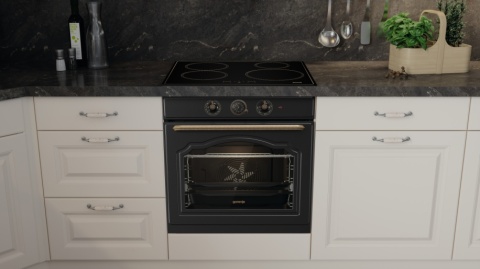 Piekarnik elektryczny Gorenje BOS67372CLB 77l AirFry Retro ExtraSteam