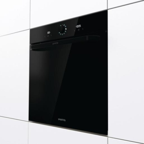Piekarnik elektryczny Gorenje BOS6737SYB 77l 60cm Czarna szyba