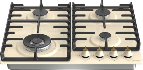 Płyta gazowa Gorenje GW642CLI RETRO 60CM WOK Kolor kremowy Żeliwo WOK