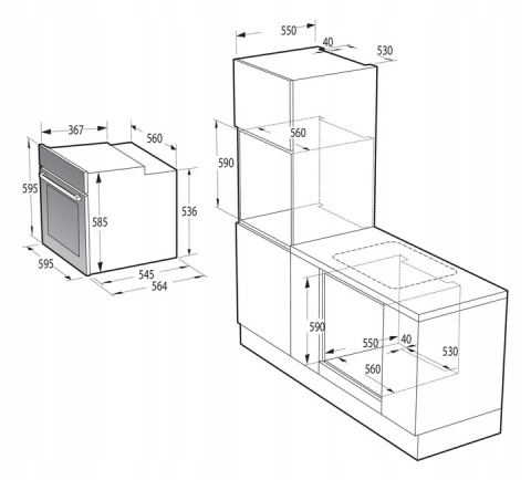 ZESTAW AGD GORENJE RETRO PIĘKNY KREMOWY 5 Elementów AGD Beżowy