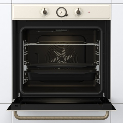 Zestaw Gorenje Retro BOS67372CLI + EC642CLI Kremowy