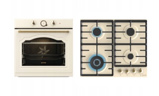 Zestaw Gorenje Retro BOS67372CLI + GW642CLI Kremowy
