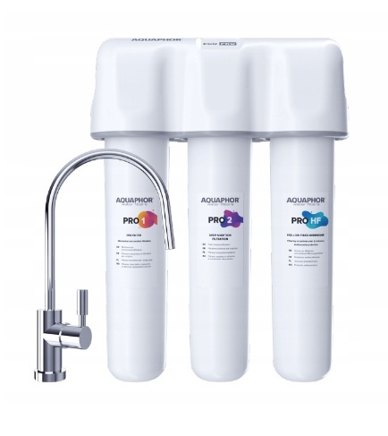 Filtr do wody z kranem pod zlew AQUAPHOR ECO PRO antybakteryjny kuchenny