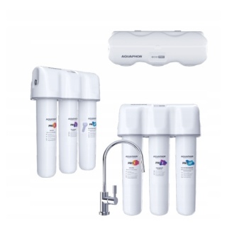 Filtr do wody z kranem pod zlew AQUAPHOR ECO PRO antybakteryjny kuchenny