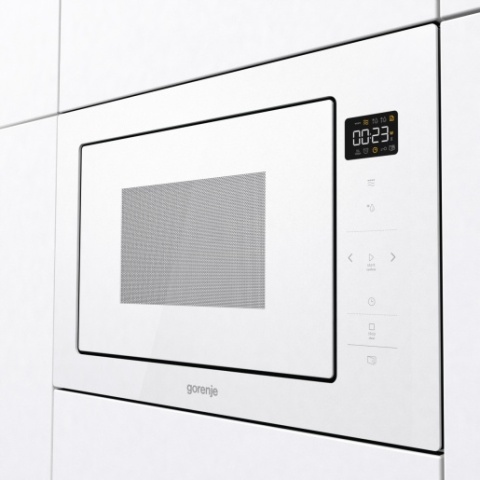 Kuchenka mikrofalowa do zabudowy Gorenje BM251SG2WG 25l 900W Biała Szkło