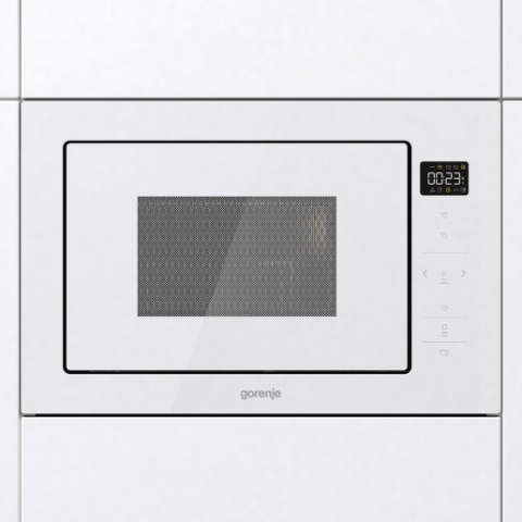 Kuchenka mikrofalowa do zabudowy Gorenje BM251SG2WG 25l 900W Biała Szkło
