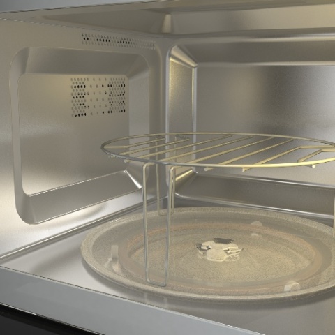 Kuchenka mikrofalowa do zabudowy Gorenje BM251SG2WG 25l 900W Biała Szkło