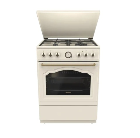 Kuchnia gazowo-elektryczna Gorenje Retro 60cm GKS6C71CLI kremowa