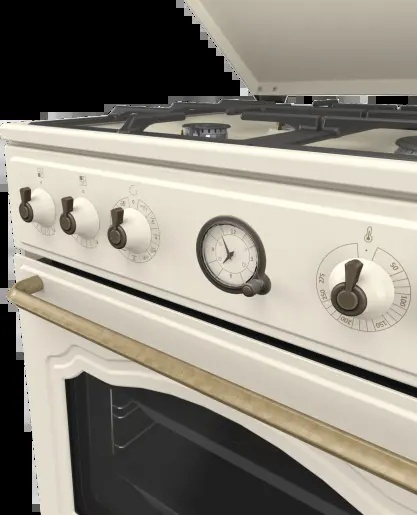 Kuchnia gazowo-elektryczna Gorenje Retro 60cm GKS6C71CLI kremowa