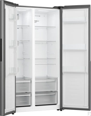 Lodówka SBS Gorenje NRS917E41X 178,6 cm 544l Srebrna
