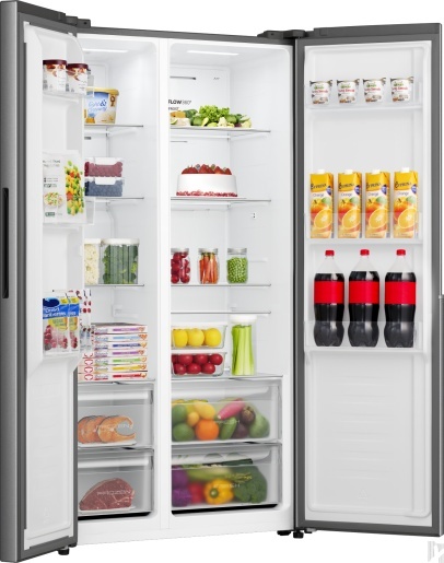 Lodówka SBS Gorenje NRS917E41X 178,6 cm 544l Srebrna