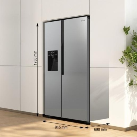 Lodówka Side By Side Gorenje NRR9185ESXL NoFrost Kostkarka bez podłączenia