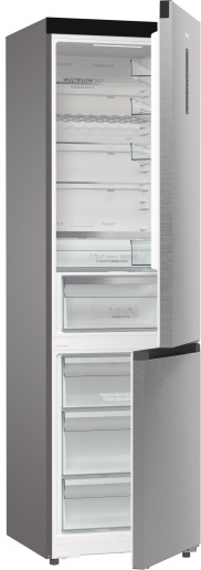 Lodówka dwudrzwiowa Gorenje NRB620E61X4WFE 203cm Srebrna DO OBUDOWY