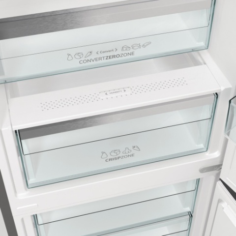 Lodówka dwudrzwiowa Gorenje NRB620E61X4WFE 203cm Srebrna DO OBUDOWY