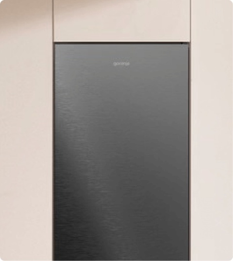 Lodówka dwudrzwiowa Gorenje NRB620E6BX4WFE 203cm Czarna DO OBUDOWY
