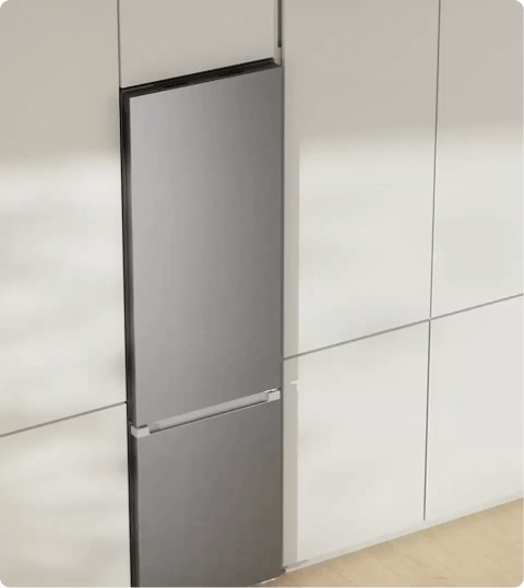 Lodówka dwudrzwiowa Gorenje NRB620E6BX4WFE 203cm Czarna DO OBUDOWY