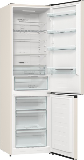Lodówka dwudrzwiowa Gorenje NRK6202AC4 331l 200cm NoFrost Plus MultiFlow360