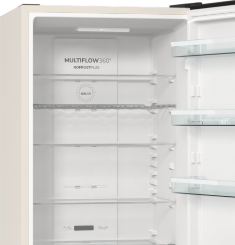 Lodówka dwudrzwiowa Gorenje NRK6202AC4 331l 200cm NoFrost Plus MultiFlow360