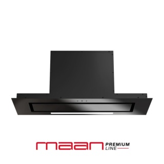 Okap do zabudowy Tetyda 2 80 Plus Gest Silent czarny 80 cm