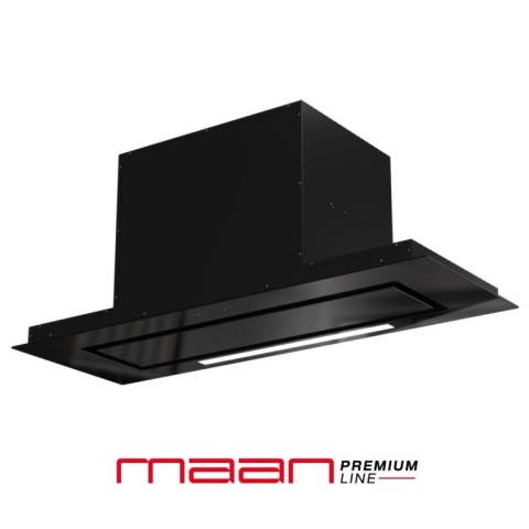 Okap do zabudowy Tetyda 2 80 Plus Gest Silent czarny 80 cm
