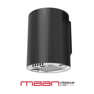 Okap ścienny MAAN Elba Mini 3D WPB431 czarny