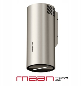 Okap ścienny Maan Malwa W 731 satyna / inox Pilot Led