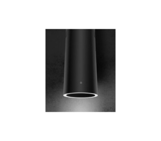 Okap wyspowy Ciarko Design Tubus W Black 160W Oświetlenie LED