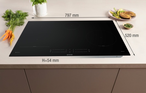 Płyta indukcyjna Gorenje GI8432BSCWF 4 pola grzewcze 9 poziomów mocy CZARNA
