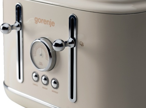 Toster Gorenje T2300CLIN 1150W 7 poziomów 4 tosty beż