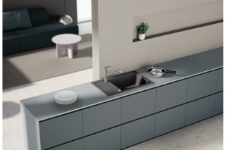 Zlewozmywak Schock FORMHAUS D-100LS Onyx CRISTALITE® 78cm x 50cm