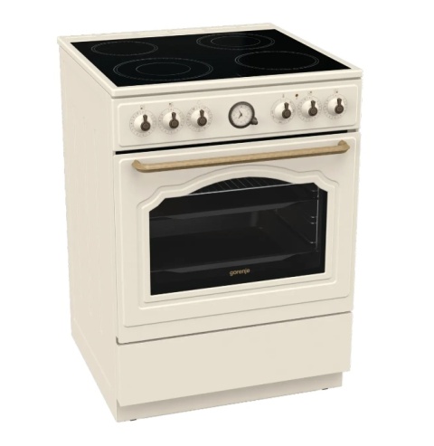 Kuchnia elektryczna Gorenje GECS6B70CLI 60cm 71l AirFry Retro kremowy