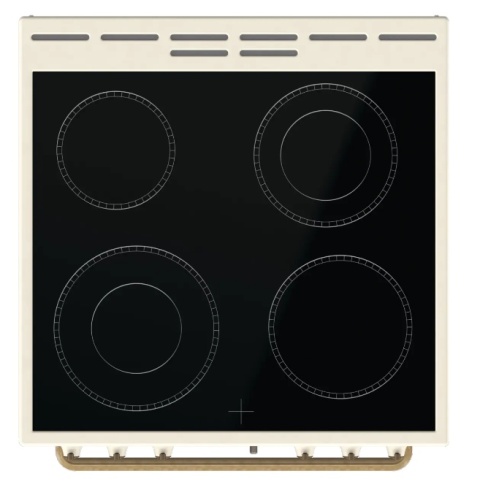 Kuchnia elektryczna Gorenje GECS6B70CLI 60cm 71l AirFry Retro kremowy