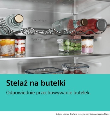 Lodówka Siemens iQ300 KG49NVXDG 440L NoFrost MultiAirflow LED hyperFresh