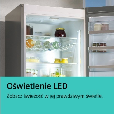 Lodówka Siemens iQ300 KG49NVXDG 440L NoFrost MultiAirflow LED hyperFresh
