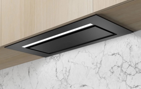 Okap do zabudowy podszafkowy Ciarko Design Aura 55 Black 680m3/h 166W LED