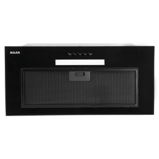 Okap kuchenny MAAN Tytan 2 L 60cm 400 Czarny CICHY MOCNY Szkło Wkład LED