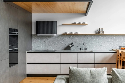 Okap kuchenny przyścienny Ciarko Design Mono Gold CDP6003G 60 cm 615 m3/h