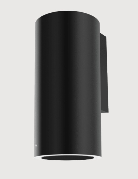 Okap przyścienny Ciarko Design Tubus Black wysokość 80 cm 670 m3/h 160W LED