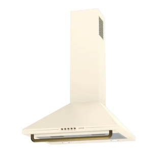 Okap przyścienny kominowy Gorenje WHC63CLI LED 60cm Kremowy RETRO kuchenny