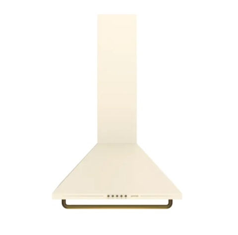 Okap przyścienny kominowy Gorenje WHC63CLI LED 60cm Kremowy RETRO kuchenny