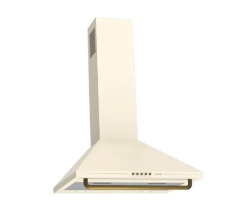 Okap przyścienny kominowy Gorenje WHC63CLI LED 60cm Kremowy RETRO kuchenny