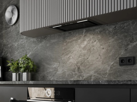 Okap wkład Ciarko Design Luno 52 615m3/h Cook Assist Warm2Cold 52cm Czarny