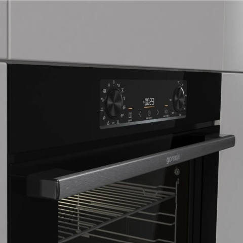 Piekarnik Gorenje BOS6737E13FBG 77l AquaClean 60cm 77L Prowadnice