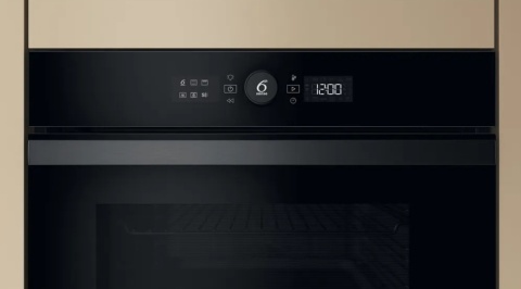 Piekarnik Whirlpool WOI4S8PM2SBA Para Steam Pizza Air Fry 6ty Zmysł Czarny