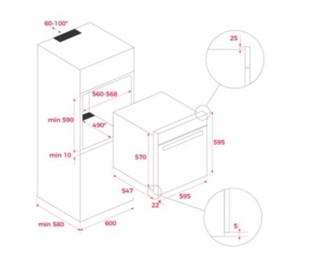 Piekarnik parowy Teka SteamGourmet HLB 8550 SC BK TurboSteam + SteamCrisp