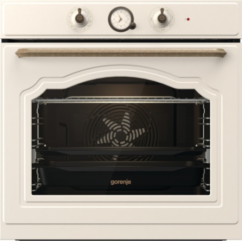 Piękny Zestaw Retro do zabudowy Gorenje Kremowy 6 elementów