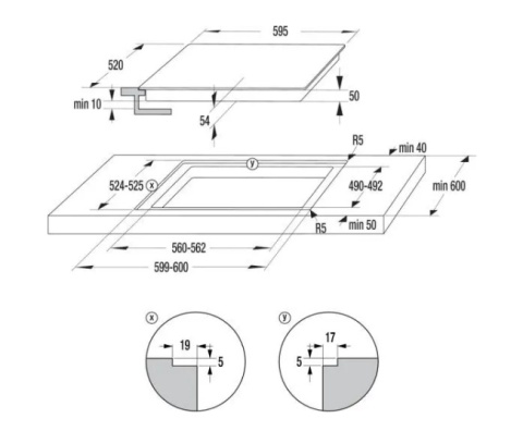 Płyta indukcyjna Gorenje GI6433BCWF WiFi Booster Minutnik Slider 60cm